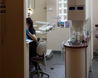 Dental Hygienist at Work